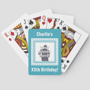 CUSTOM PHOTO, TEXT & COLOR playing cards