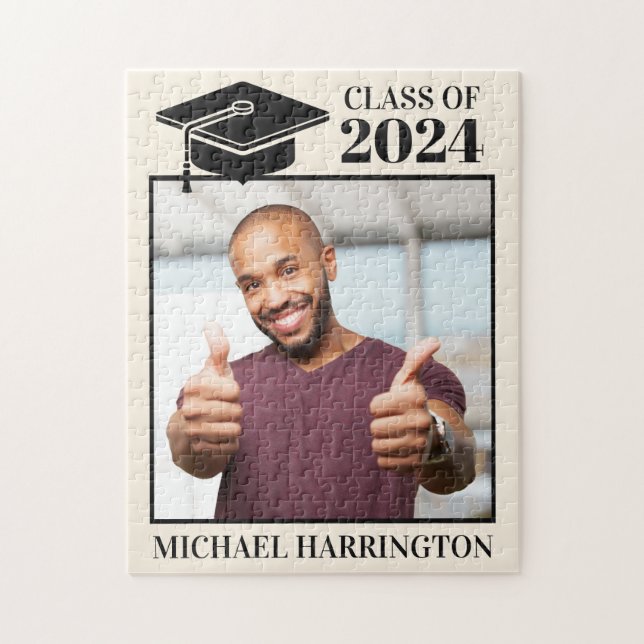 Custom Photo, Text & Colour Jigsaw Puzzle (Vertical)