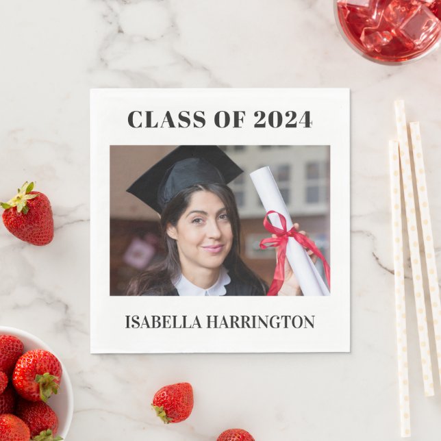 Custom Photo, Text & Colour Napkin (Insitu)