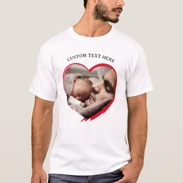 Custom Photo Text | Create Your Own T-Shirt (Front)