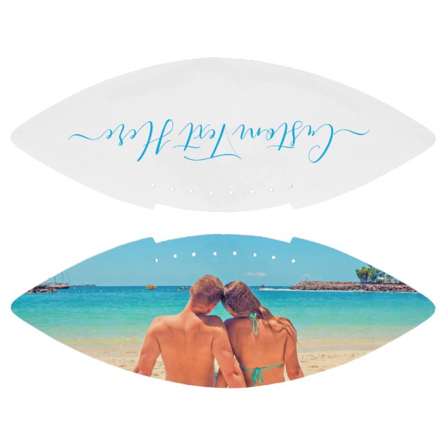 Custom Photo Text Football Your Love Photos Gift (Panels)