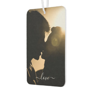 Custom Photo Text Love Your Design Air Freshener