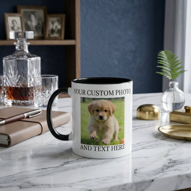 Custom Photo & Text Mug Personalised Gift Coffee  (Creator Uploaded)