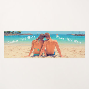 Custom Photo Text Name Yoga Mat Your Photos Gift