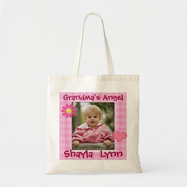 Custom Photo & Text, Personalised  Bag (Front)