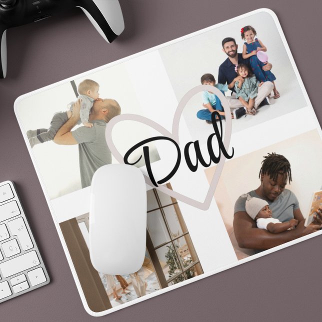 Custom Photo & Text Personalised Father’s Day Gift Mouse Pad (Creator Uploaded)