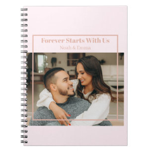 Custom Photo & Text Romantic Gift - Personalized Notebook