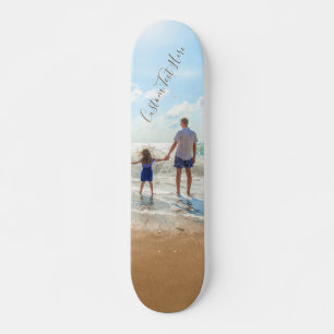 Custom Photo Text Skateboard Your Design - Familly