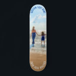 Custom Photo Text Skateboard Your Favotite Photos<br><div class="desc">Custom Photo and Text - Unique Your Own Design Personalised Family / Friends or Personal Gift - Add Your Photo / Text / more - Resize and move or remove and add elements / image with Customisation tool ! Choose font / size / colour ! Good Luck - Be Happy...</div>