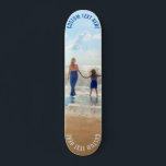 Custom Photo Text Skateboard Your Favotite Photos<br><div class="desc">Custom Photo and Text - Unique Your Own Design Personalised Family / Friends or Personal Gift - Add Your Photo / Text / more - Resize and move or remove and add elements / image with Customisation tool ! Choose font / size / colour ! Good Luck - Be Happy...</div>