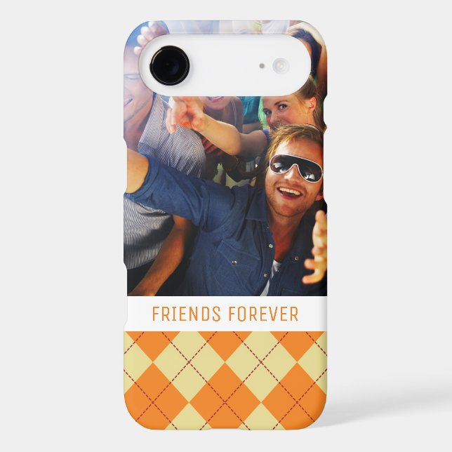 Custom Photo & Text Sweater Background Case-Mate iPhone Case (Back)