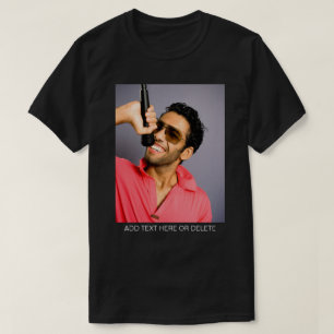 Custom Photo Text T-Shirt