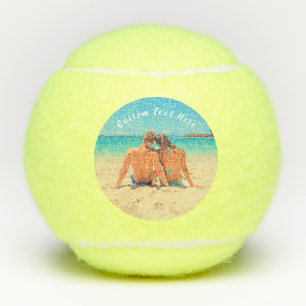 Custom Photo Text Tennis Balls Your Favorite Photo