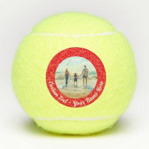 Custom Photo Text Tennis Balls Your Favourite Phot