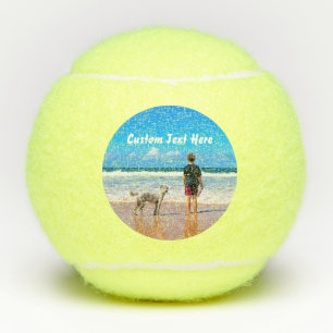 Custom Photo Text Tennis Balls Your Photo Pet Gift