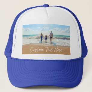 Custom Photo Text Trucker Hat Your Favourite Photo