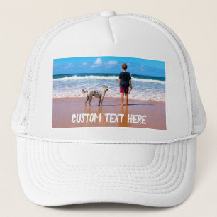 Custom Photo Text Trucker Hat Your Favourite Photo