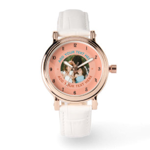 ⌚ Custom Photo & Text Watch for Her Personalised