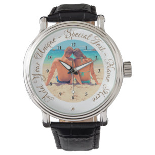 Custom Photo Text Watch Your Love Photos Gift