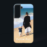 Custom Photo Text Your Family Photos with Mum Samsung Galaxy Case<br><div class="desc">Custom Photo and Text - Your Own Design - Special - Personalised Family / Friends or Personal Gift - Add Your Text and Photo - Resize and move or remove and add elements / image with customisation tool. Choose / add your favourite font / text colour ! You can transfer...</div>