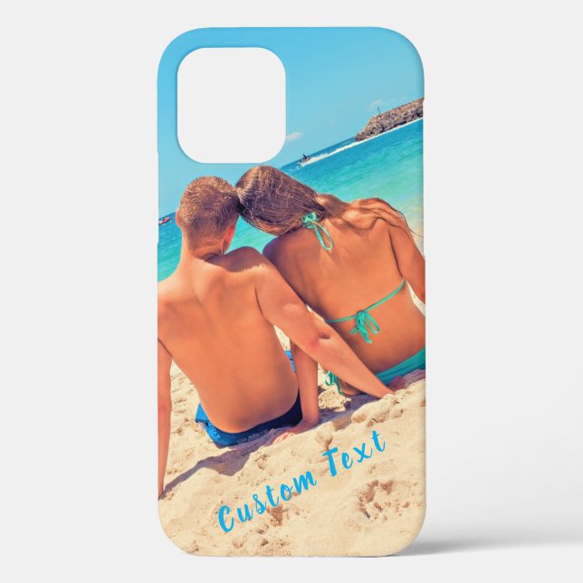 Custom Photo Text Your Favorite Love Photos Case-Mate iPhone Case (Back)