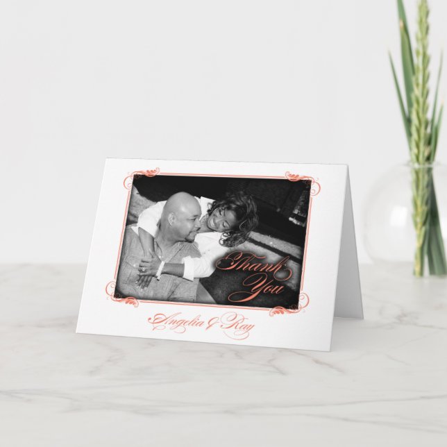 Custom Photo Thank You Card (Front)