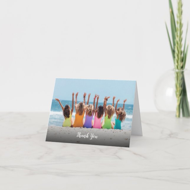Custom Photo Thank You Card (Front)