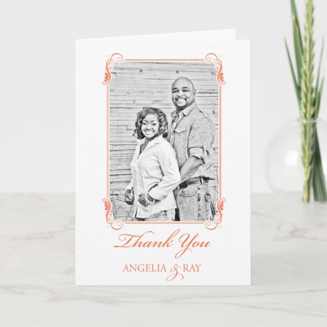 Custom Photo Thank You Card (Front)