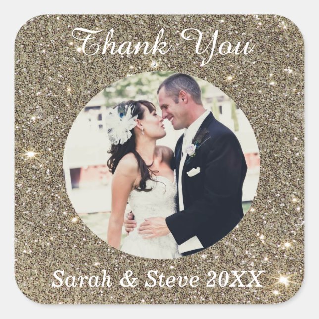 Custom Photo Thank You Stickers (Front)