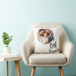 Custom Photo The Best Family  Cushion