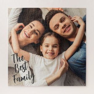 Custom Photo The Best Family Jigsaw Puzzle