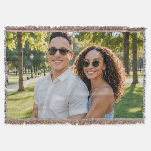 Custom Photo Throw Blanket Personalised Picture