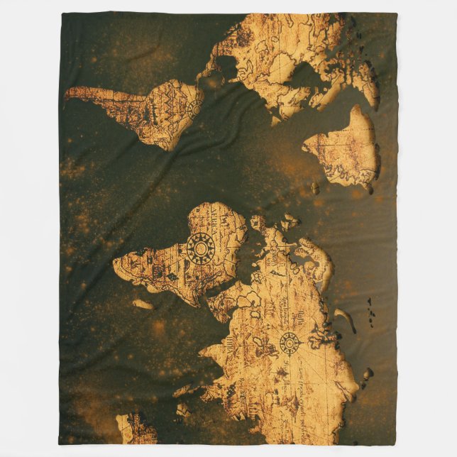 Custom Photo Throw Fleece Blanket (Front)