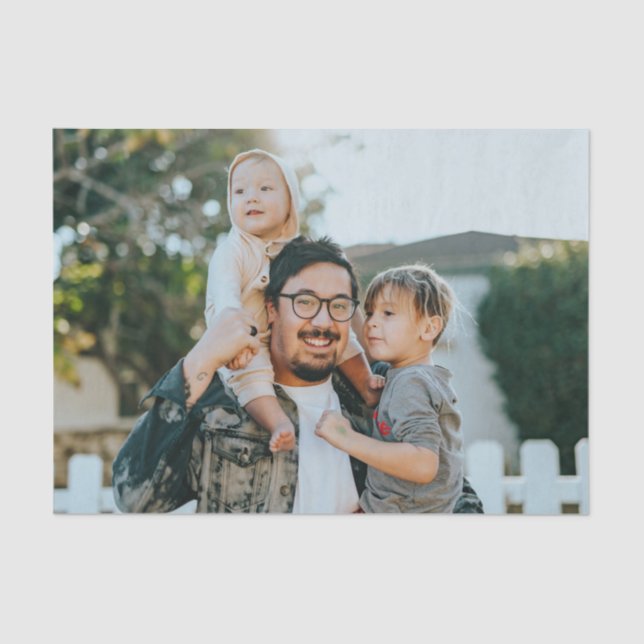 Custom Photo Tissue Paper (Front)