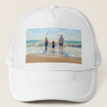 Custom Photo Trucker Hat with Your Photos Design<br><div class="desc">Custom Photo Caps - Unique Your Own Design - Personalised Family / Friends or Personal Trucker Hats / Gift - Add Your Photo / or Text - Resize and move elements with Customisation tool !  Good Luck - Be Happy :)</div>