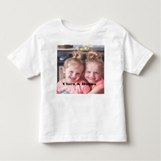Custom Photo Twins Toddler T-Shirt