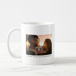 Custom Photo Typewriter Caption Personalised  Coffee Mug