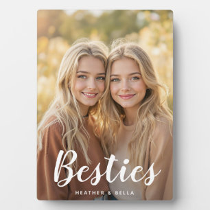 Custom Photo Typography Tabletop Plaque with Easel