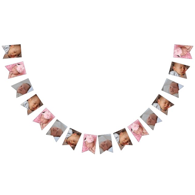 Custom photo unique simple bunting  (All)