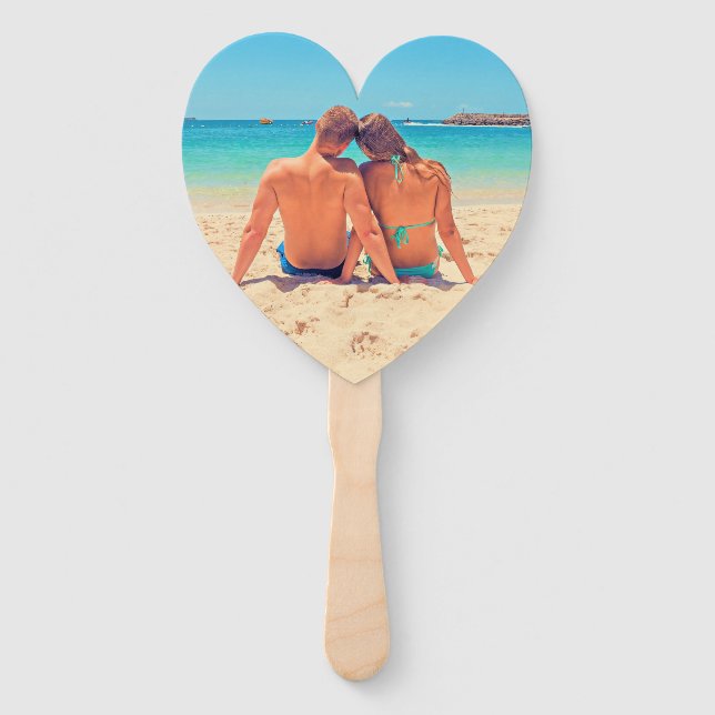 Custom Photo - Unique Your Own Design Personalised Hand Fan (Front)