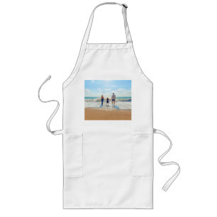 Custom Photo - Unique Your Own Design Personalised Long Apron