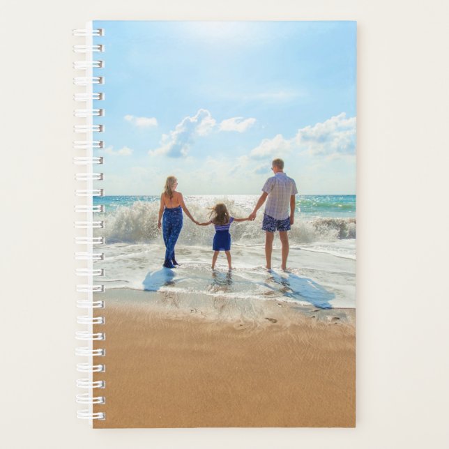 Custom Photo - Unique Your Own Design Personalised Planner (Front)