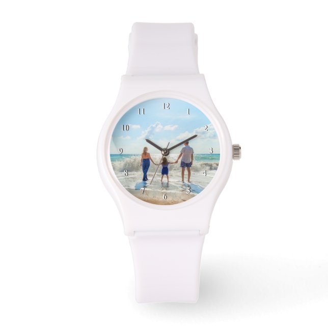 Custom Photo - Unique Your Own Design Personalised Watch (Front)