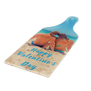 Custom Photo Valentine's Day Cutting Board Gift