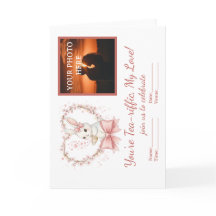 Custom Photo Valentine's Day Invitation Card