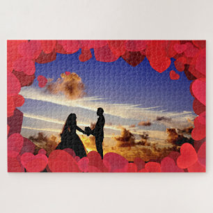 Custom Photo Valentine's Jigsaw Puzzle