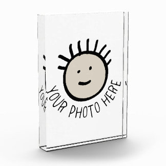 Custom Photo VERTICAL PHOTOBLOCK Blank Template