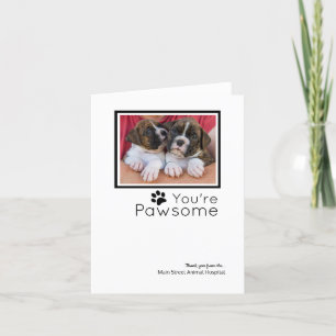 Custom Photo Veterinarian Holiday Card