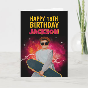 Custom Photo Vintage Bootleg Rap Happy Birthday Card