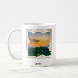 Custom Photo Vintage Newspaper Frame Mug